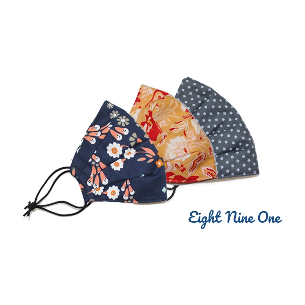 100% Cotton Reusable Adult 2 Layer Face Mask Cover